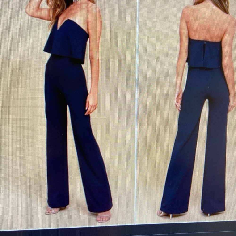 Lulu black jumpsuit size Small